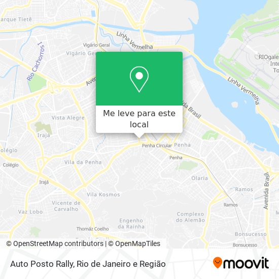 Auto Posto Rally mapa