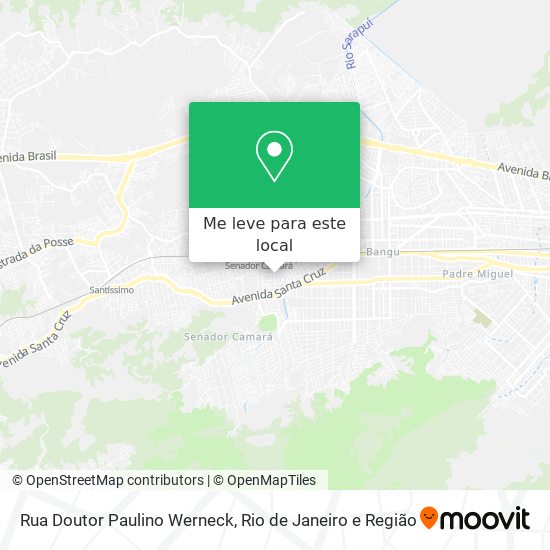 Rua Doutor Paulino Werneck mapa