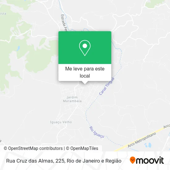 Rua Cruz das Almas, 225 mapa