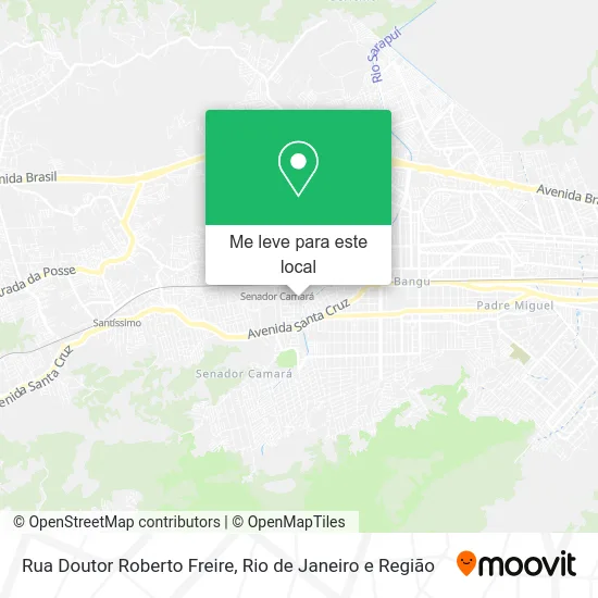 Rua Doutor Roberto Freire mapa