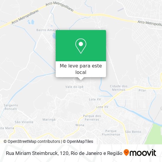 Rua Miriam Steimbruck, 120 mapa