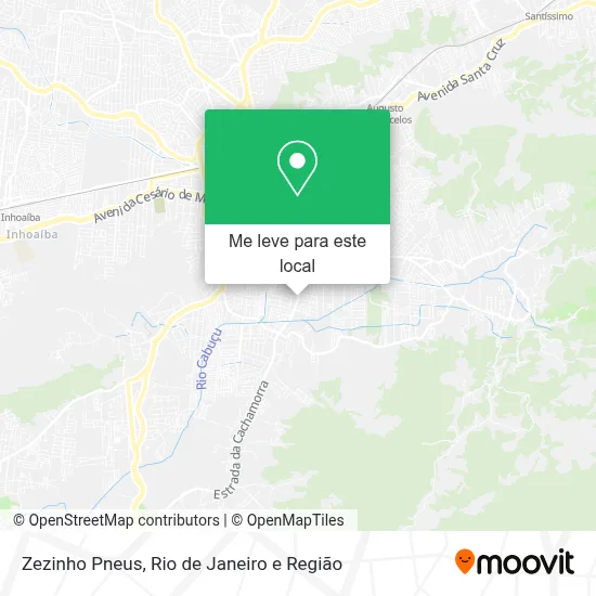 Zezinho Pneus mapa