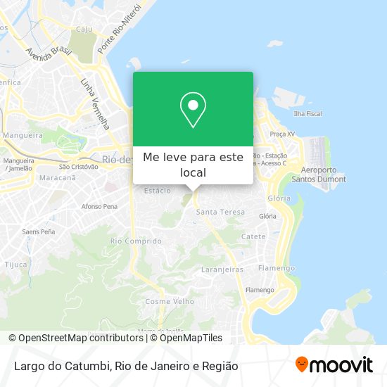 Largo do Catumbi mapa