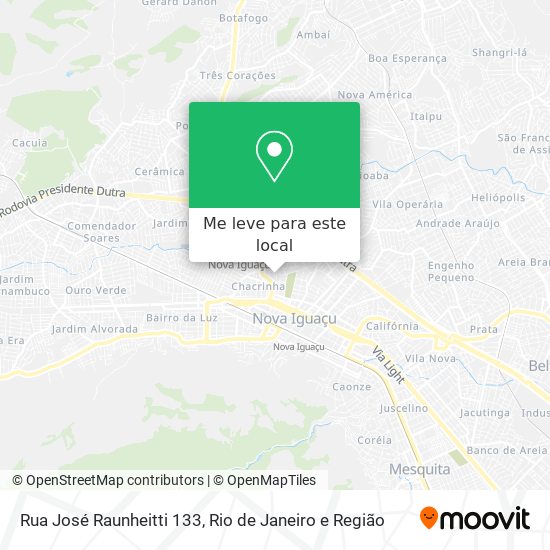 Rua José Raunheitti 133 mapa