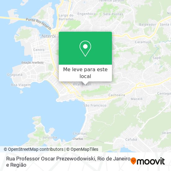 Rua Professor Oscar Prezewodowiski mapa