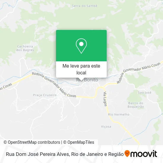 Rua Dom José Pereira Alves mapa