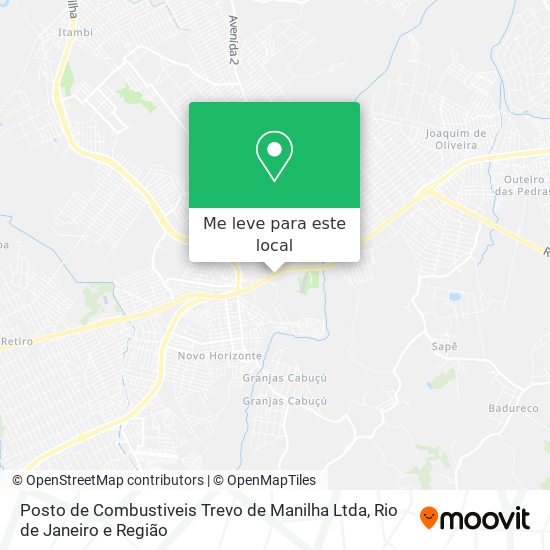 Posto de Combustiveis Trevo de Manilha Ltda mapa