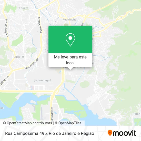 Rua Camposema 495 mapa