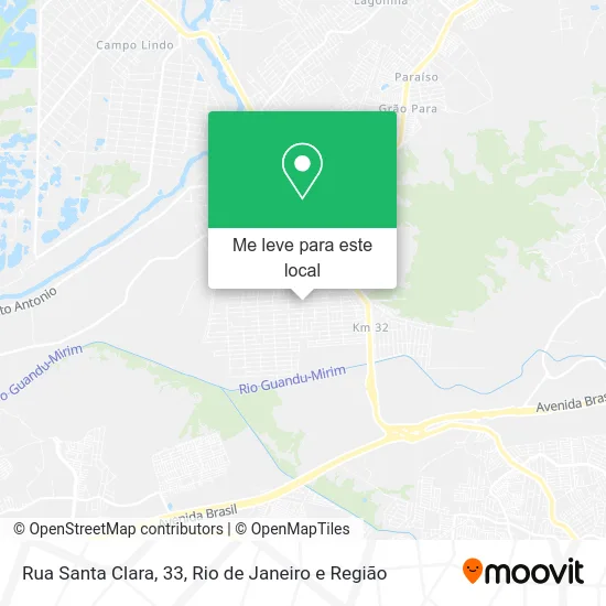 Rua Santa Clara, 33 mapa