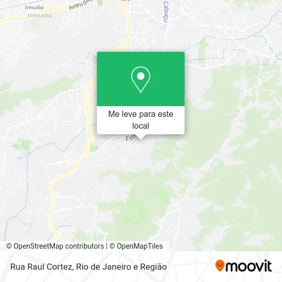 Rua Raul Cortez mapa