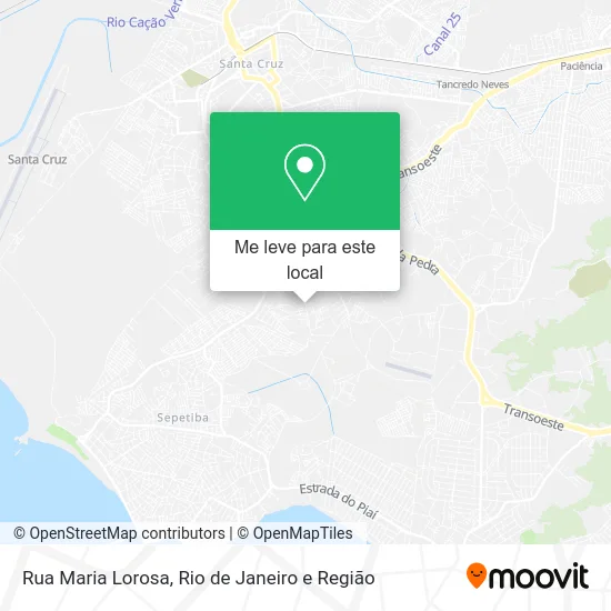 Rua Maria Lorosa mapa