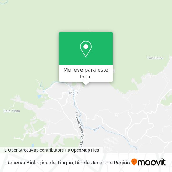 Reserva Biológica de Tingua mapa