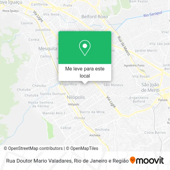 Rua Doutor Mario Valadares mapa