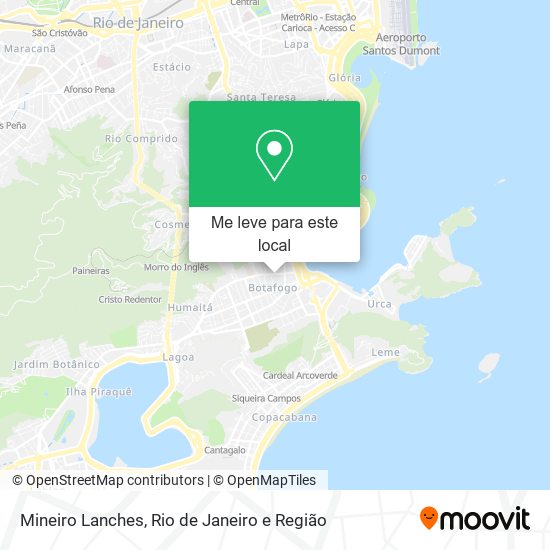 Mineiro Lanches mapa