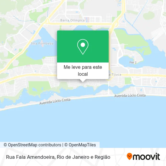 Rua Fala Amendoeira mapa