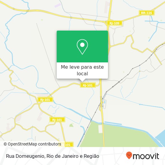 Rua Domeugenio mapa