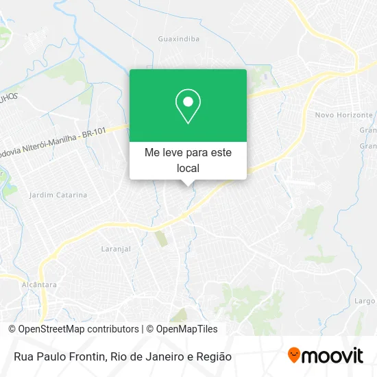 Rua Paulo Frontin mapa
