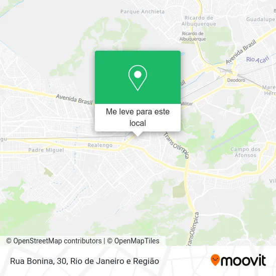 Rua Bonina, 30 mapa