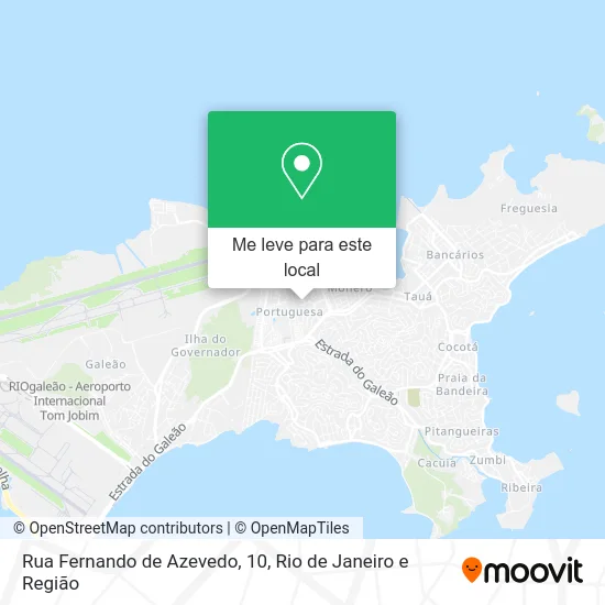 Rua Fernando de Azevedo, 10 mapa
