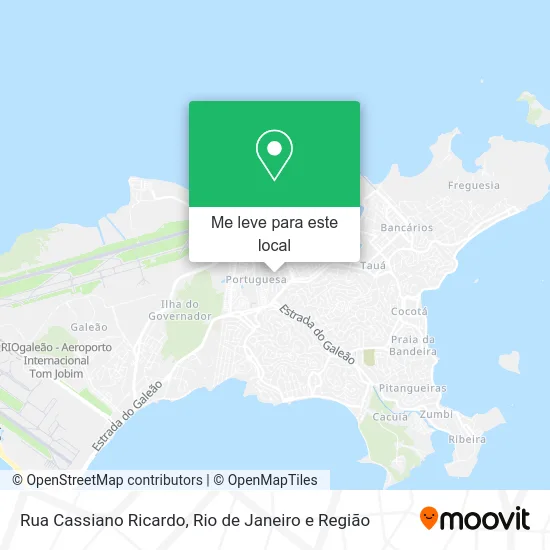 Rua Cassiano Ricardo mapa