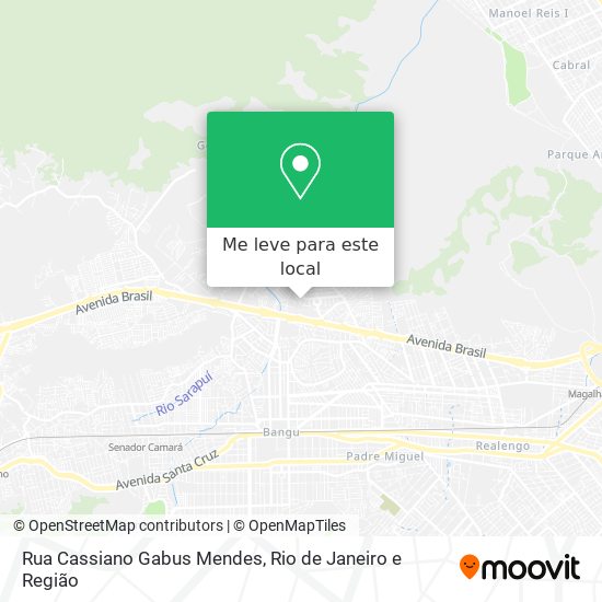 Rua Cassiano Gabus Mendes mapa