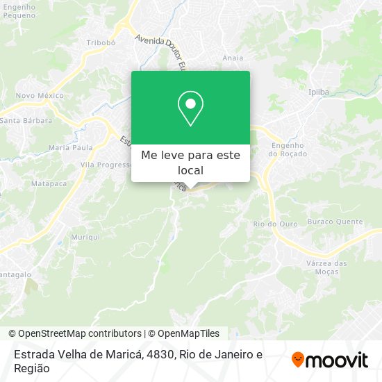 Estrada Velha de Maricá, 4830 mapa