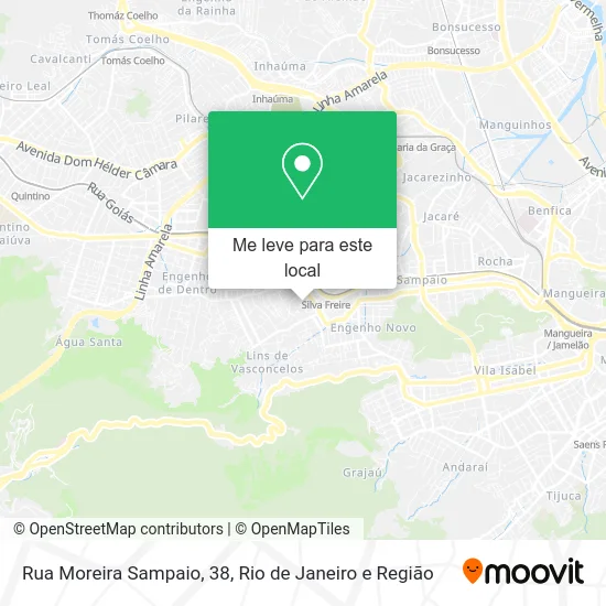 Rua Moreira Sampaio, 38 mapa