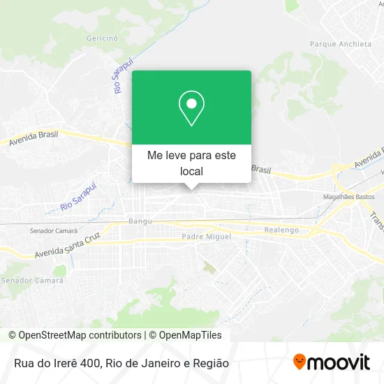 Rua do Irerê 400 mapa