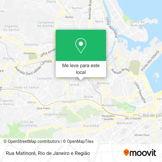Rua Matinoré mapa