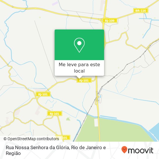 Rua Nossa Senhora da Glória mapa