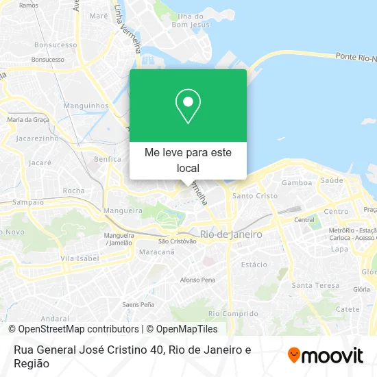 Rua General José Cristino 40 mapa