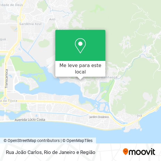 Rua João Carlos mapa