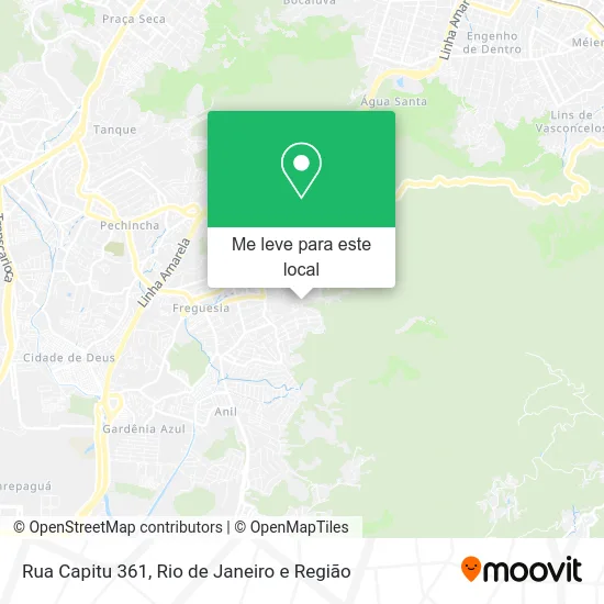 Rua Capitu 361 mapa