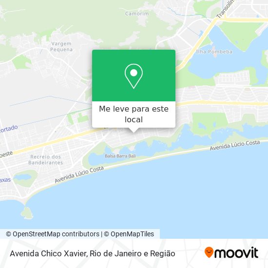 Avenida Chico Xavier mapa