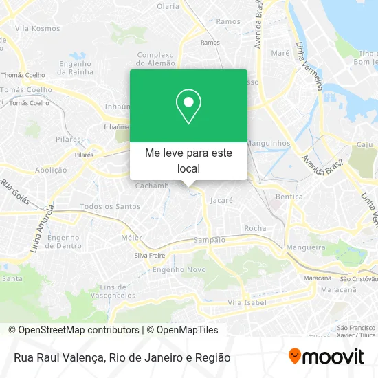 Rua Raul Valença mapa
