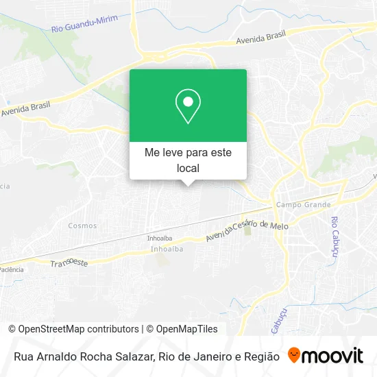 Rua Arnaldo Rocha Salazar mapa