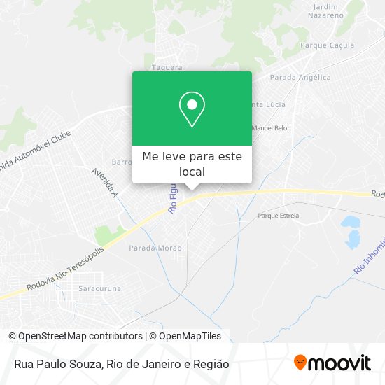 Rua Paulo Souza mapa