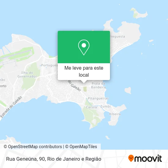 Rua Geneúna, 90 mapa