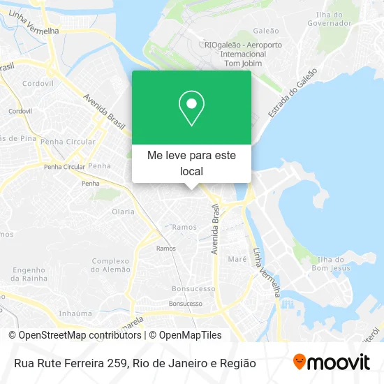 Rua Rute Ferreira 259 mapa