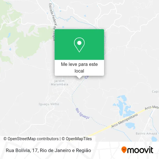 Rua Bolívia, 17 mapa
