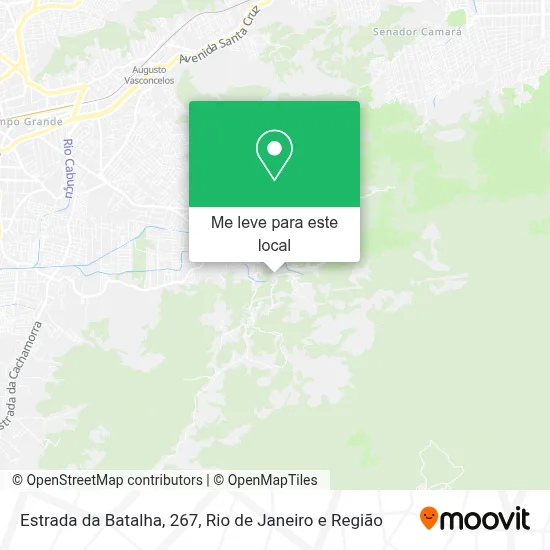 Estrada da Batalha, 267 mapa