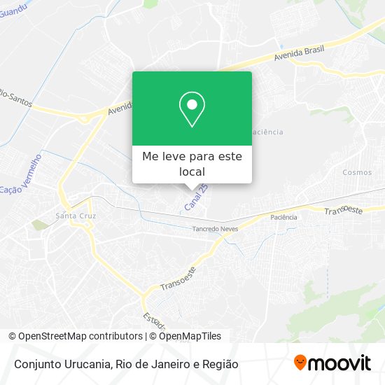 Conjunto Urucania mapa