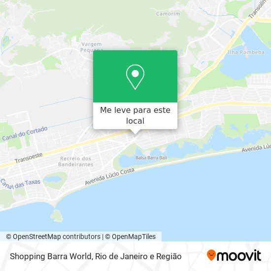 Shopping Barra World mapa