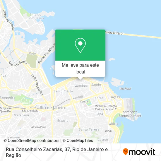 Rua Conselheiro Zacarias, 37 mapa