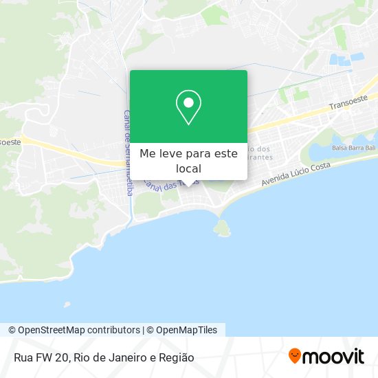 Rua FW 20 mapa