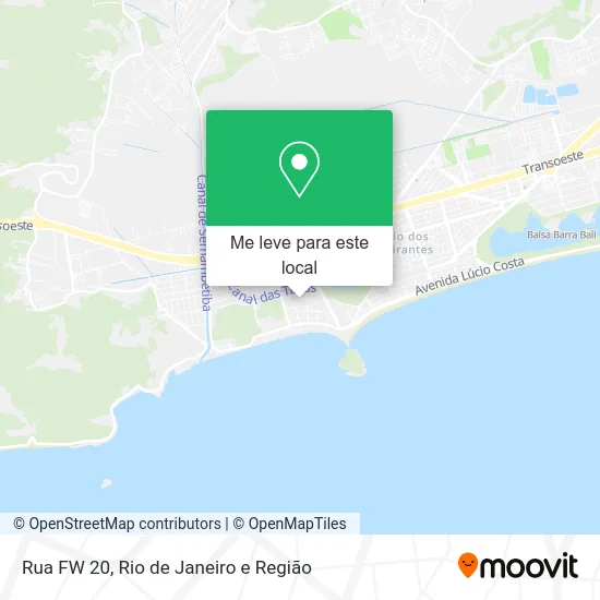 Rua FW 20 mapa