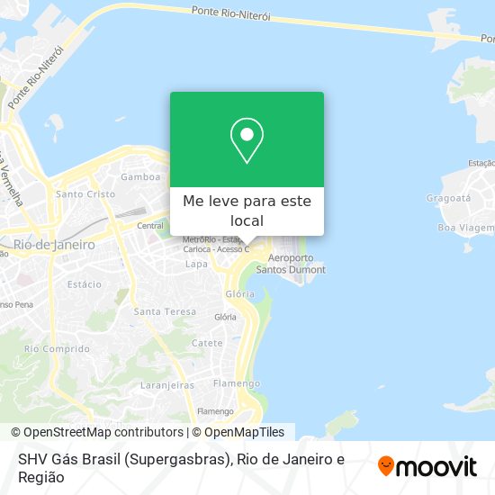 SHV Gás Brasil (Supergasbras) mapa