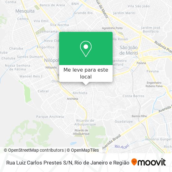 Rua Luiz Carlos Prestes S/N mapa