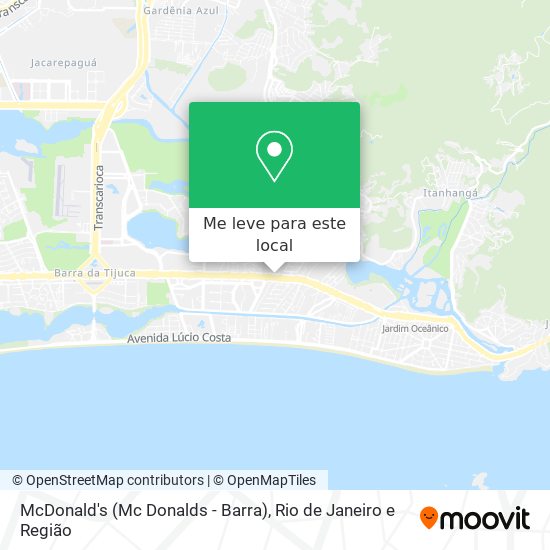 McDonald's (Mc Donalds - Barra) mapa
