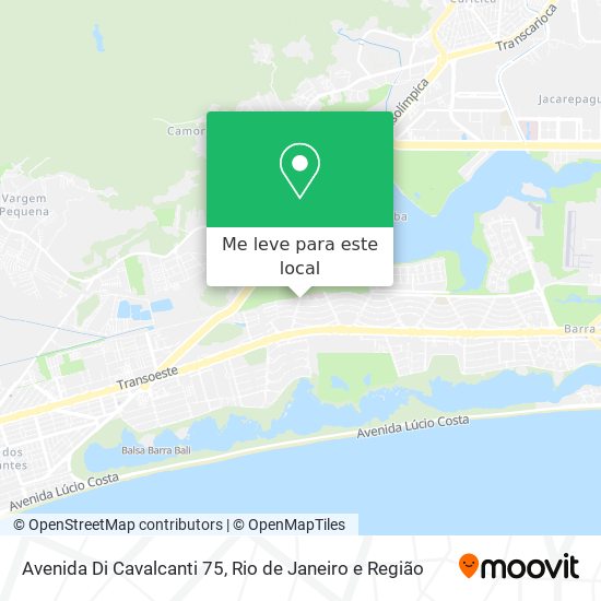 Avenida Di Cavalcanti 75 mapa